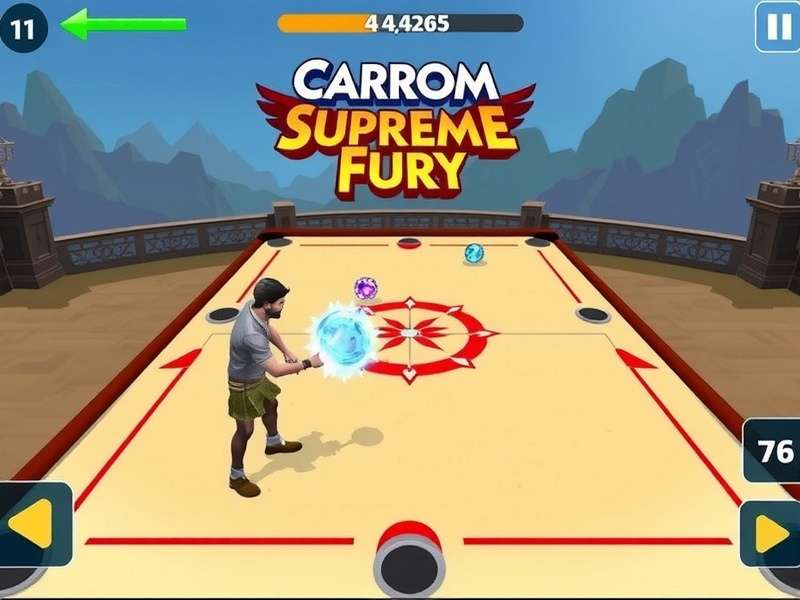 Carrom Supreme Fury Gameplay Screenshot